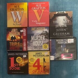 8 Audiobook Collection with Various Authors